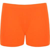 Kim Basic Jersey Stretch Hot Pants - Orange