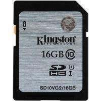 Kingston (16mb) Sdxc Flash Card Class 10 Uhs-1 45mb/s Read