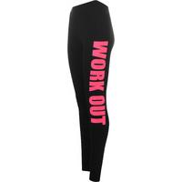 kiley workout leggings fluorescent pink