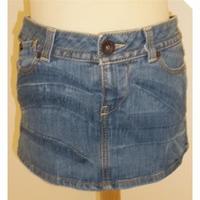 Killah Blue Denim Mini Skirt Size S