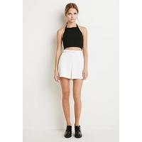 Kick-Pleat Mini Skirt