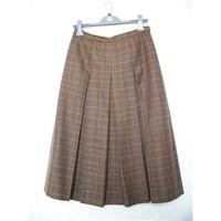 kinlock anderson size 14 multi coloured calf length skirt