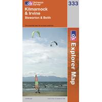 Kilmarnock & Irvine - OS Explorer Active Map Sheet Number 333