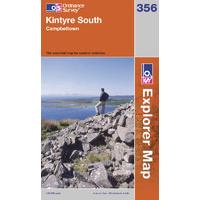 Kintyre South - OS Explorer Active Map Sheet Number 356