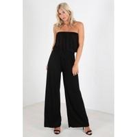 Kim Boobtube Frill Palazzo Jumpsuit