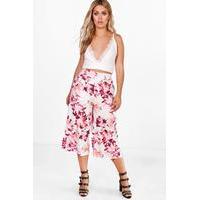 Kirsty Slinky Floral Culotte Trouser - multi