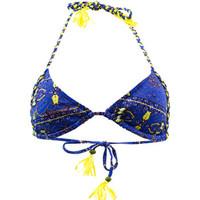 Kiwi Blue Triangle Swimsuit Africain women\'s Mix & match swimwear in blue