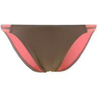 Kiwi Brown and Pink Swimsuit Panties Reversible Bicolore women\'s Mix & match swimwear in brown
