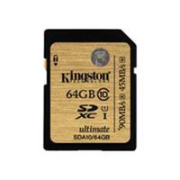 Kingston Ultimate - Flash memory card - 64 GB - UHS Class 1 / Class10 - 233x - SDXC