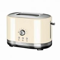 kitchenaid high lift 2 slot toaster almond cream 2 slot