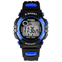 kids lcd digital water resisstant multi functional sports watch cool w ...