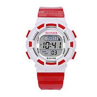 Kids\' Sport Watch Digital Watch Chinese Digital Silicone Band Blue Red Yellow