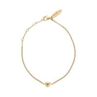 kirstin ash heart charm bracelet 18k gold vermeil