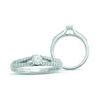 Kissing Diamonds Ring Valentina 18ct White Gold