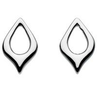 Kit Heath Silver Teardrop Stud Earrings 40EKHP