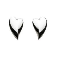 Kit Heath Lustful Heart Silver Earrings 40FT