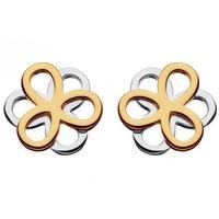 Kit Heath Madeleine Gold Plated Petal Studs 40361GD015