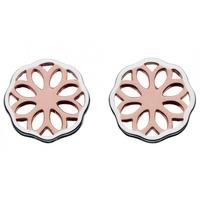 Kit Heath Fortune Rose Gold Lace Studs 40364RG015