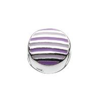 kit heath kids silver purple stripe bead 79071pe007