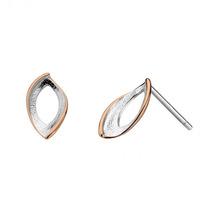 Kit Heath Silver And Rose Gold Plated Stardust Studs 41322RG016