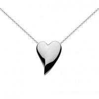 Kit Heath Lustful Heart Silver 18 inch Necklace 90FT