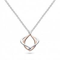 kit heath rose gold plated alicia necklace 90018rg021