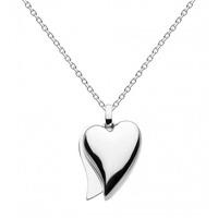 Kit Heath Love Affair Silver Heart Necklace 90JT