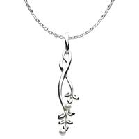 kit heath silver leaf freshwater pearl pendant