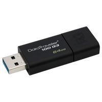 kingston dt100g364gb datatraveler 100 g3 usb 30 flash drive 64gb