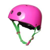 kiddimoto neon pink helmet