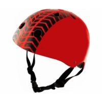 Kiddimoto Red Tyre Print Helmet