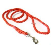 kjk ropeworks clip ring rope lead 12mm x 650mm matt red