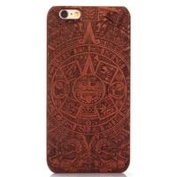 KKmoon Rosewood + PC Phone Case Protective Cover Shell for 4.7 Inches iPhone 6 6S Eco-friendly Material Stylish Portable Ultrathin Anti-scratch Anti