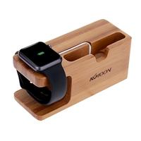KKmoon 2 in 1 Charging Stand Holder for Apple Watch iWatch 38mm 42mm All Edition for iPhone 6 6 Plus 5S 5C 5 Samsung Galaxy S6 S6 edge HTC Smartphone 