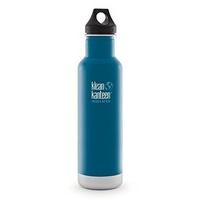 klean kanteen classic 592ml water bottle with loop cap winter lake by  ...