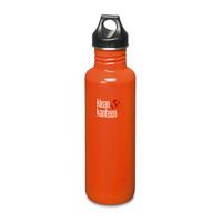 klean kanteen classic loop cap stainless steel bottle orange size08 li ...