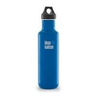 KLEAN KANTEEN Classic Stainless Steel Bottle with Loop Cap, One Size