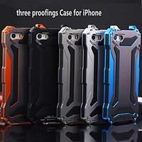 KLW 3 in 1 Metal Waterproof Dustproof Quakeproof Case for iPhone 6 Plus