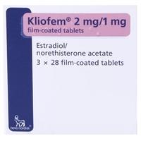 Kliofem 2mg/1mg Tablets