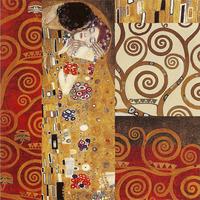Klimt Details (The Kiss) (foil embossed) By Gustav Klimt