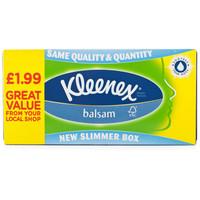 kleenex balsam tissues 12 pack