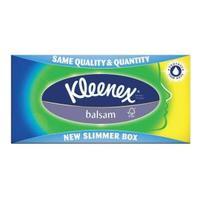 Kleenex Balsam Facial Tissues Box 3 Ply with Protective Balm 80 Sheets