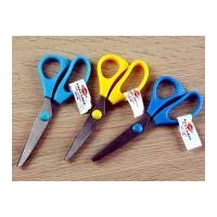 Kleiber Childrens Kids Rounded Craft Scissors Assorted Colours