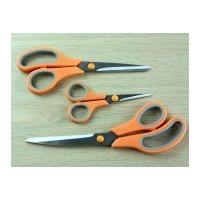 kleiber dressmaking household craft soft touch scissors set orange