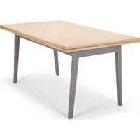 kleur extendable dining table pine and grey