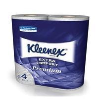 kleenex comfort small toilet roll 2 ply 4 rolls of 160 sheets pack of  ...