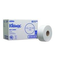 Kleenex 8515 Toilet Tissue, 2-Ply, Midi Jumbo, 625 Sheets per Box, White (Pack of 6)