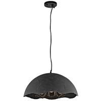 KL/FRACTURE/P/M Fracture 3 Light Weathered Zinc Pendant Light