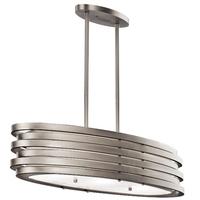 KL/ROSWELL/ISLE Roswell Oval Nickel Island Pendant Linear Design