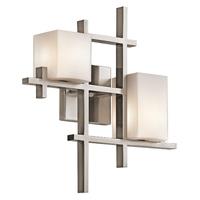 KL/CITY LIGHTS2 City Lights Classic Pewter 2 Light Wall Light